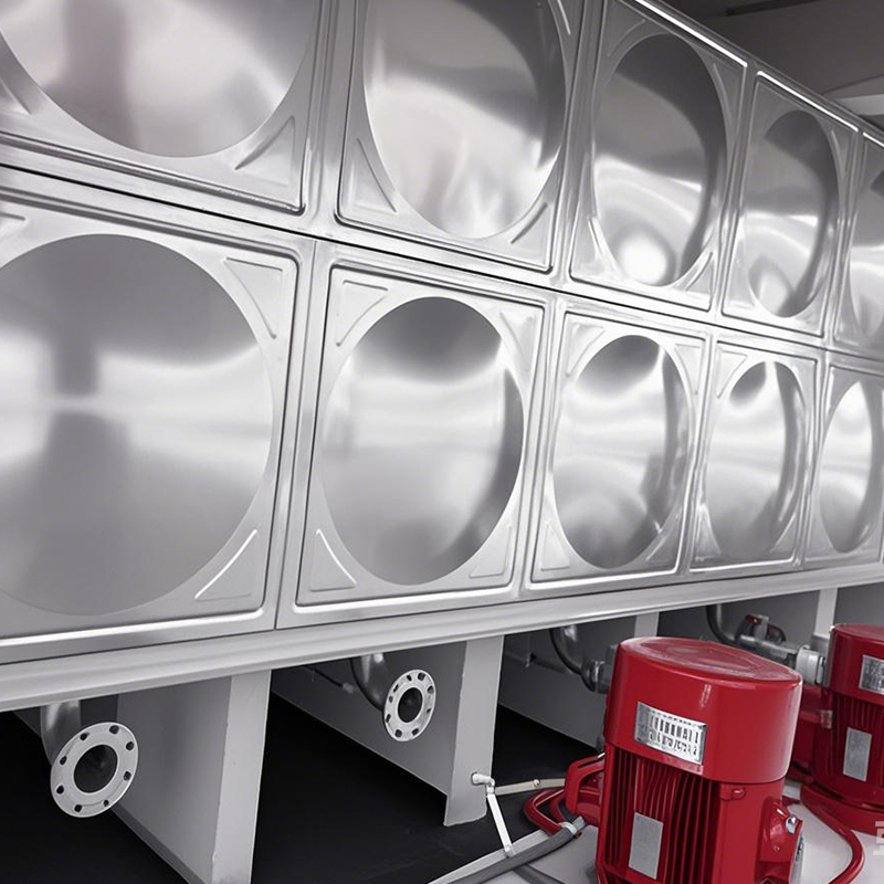 Противопожарный нержавеющий водяной резервуар