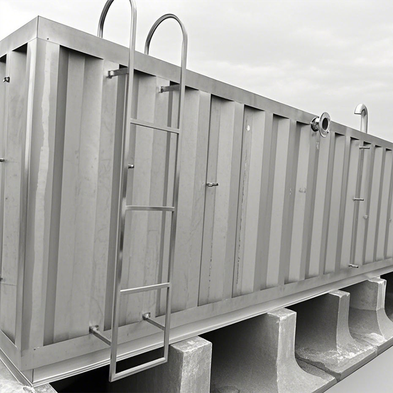 Водяной резервуар с арочными ребрами жесткости